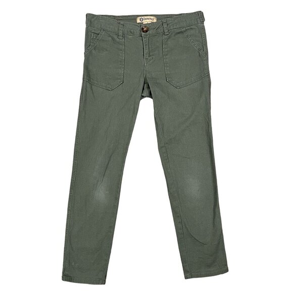 Democracy Freedom Ankle Skimmer Olive Green Pants Size 2 - Picture 1 of 4